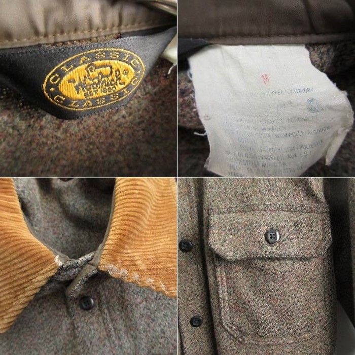 80s USA製 Woolrich 襟コーデュロイ シャツ ジャケット M | Vintage.City 빈티지숍, 빈티지 코디 정보