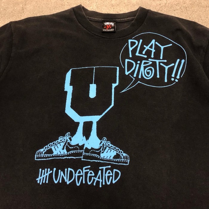 STUSSY×UNDEFEATED/Play Dirty Tee/M | Vintage.City Vintage Shops, Vintage Fashion Trends