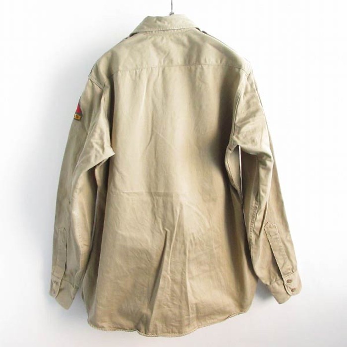 50s USA製 実物米軍 US ARMY チノシャツ 15-1/2 長袖シャツ | Vintage.City