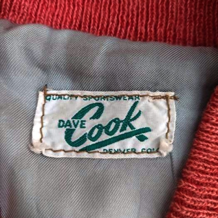 USED古着 {{DAVE cook}} 60s 刺繍 ナイロンスタジャン | Vintage.City 古着屋、古着コーデ情報を発信