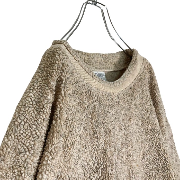 90s Columbia L/S boa fleece sweatshirt | Vintage.City 古着屋、古着コーデ情報を発信