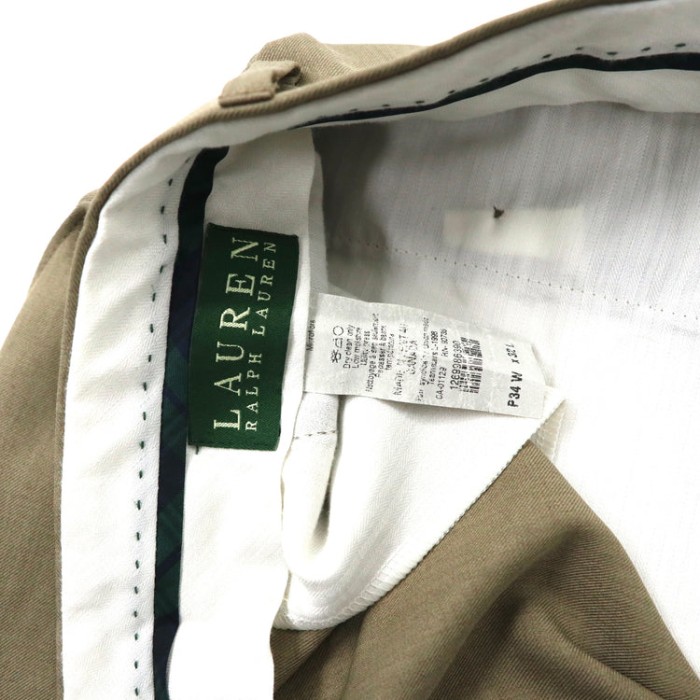 LAUREN RALPH LAUREN スラックスパンツ 34 カナダ製 | Vintage.City 古着屋、古着コーデ情報を発信