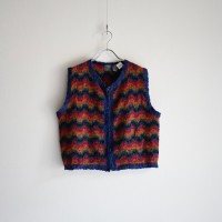 zip knit vest | Vintage.City ヴィンテージ 古着