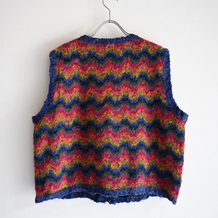 zip knit vest | Vintage.City 古着屋、古着コーデ情報を発信