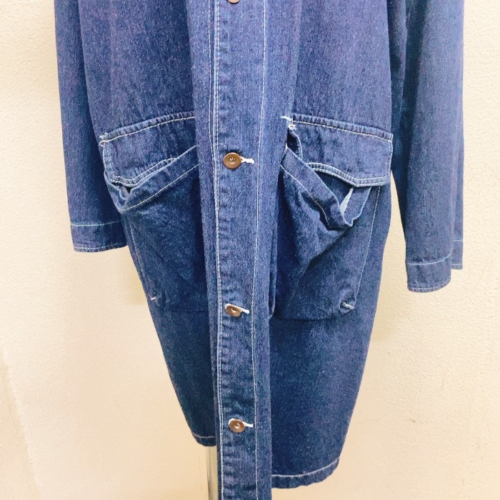 ヴィンテージ　デニムコート　青色　vintage denim coat | Vintage.City 古着屋、古着コーデ情報を発信