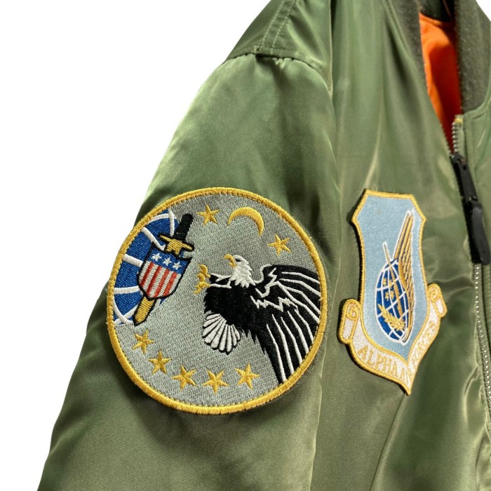 ALPHA Full patched MA-1 jacket | Vintage.City 빈티지숍, 빈티지 코디 정보
