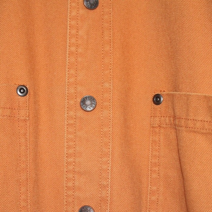 old LL Bean duck shirt jacket | Vintage.City 古着屋、古着コーデ情報を発信