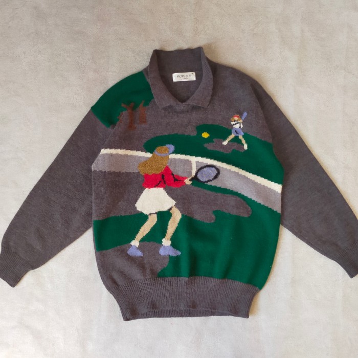 1980〜90's  vintage tennis knit | Vintage.City Vintage Shops, Vintage Fashion Trends