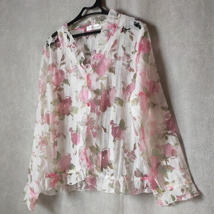 retro floral pattern blouse | Vintage.City Vintage Shops, Vintage Fashion Trends