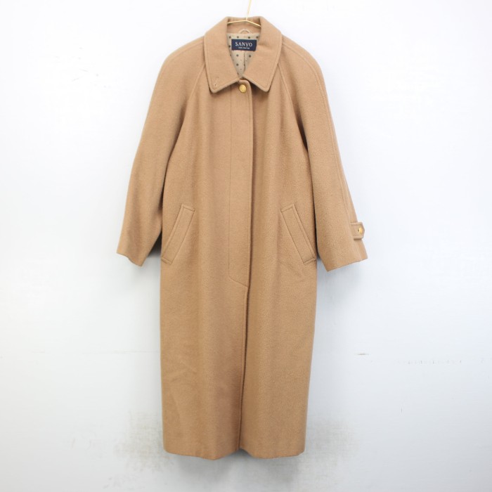 SANYO サンヨー金ボタンウールステンカラーコート | Vintage.City 古着屋、古着コーデ情報を発信