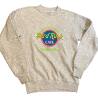 ビンテージ 90年代 ハードロックカフェ ロゴ刺繍 スウェット M オートミール | Vintage.City 古着屋、古着コーデ情報を発信