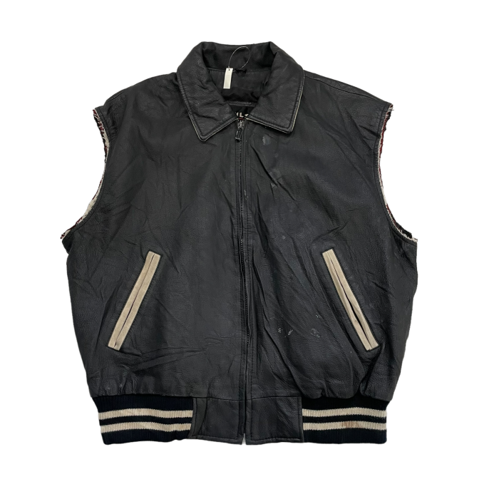 1990's leather vest #A69 | Vintage.City 빈티지숍, 빈티지 코디 정보