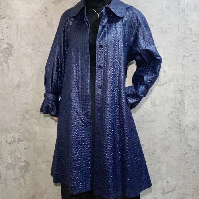 hooded design long coat | Vintage.City 古着屋、古着コーデ情報を発信