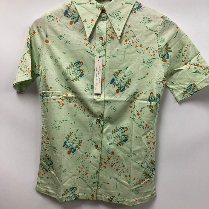 70’sdead stock Total pattern retro shirt | Vintage.City 古着屋、古着コーデ情報を発信