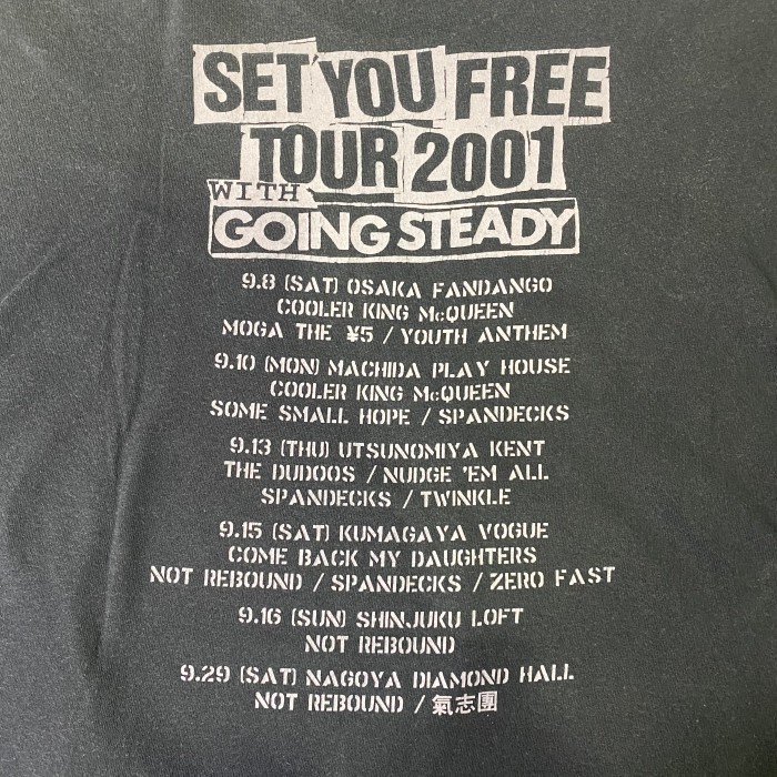SET YOU FREE TOUR 2001 Tシャツ（ゴイステ） | Vintage.City Vintage Shops, Vintage Fashion Trends