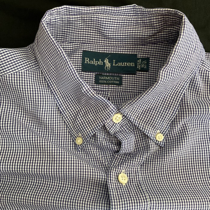 Ralph Lauren check big shirt | Vintage.City 빈티지숍, 빈티지 코디 정보