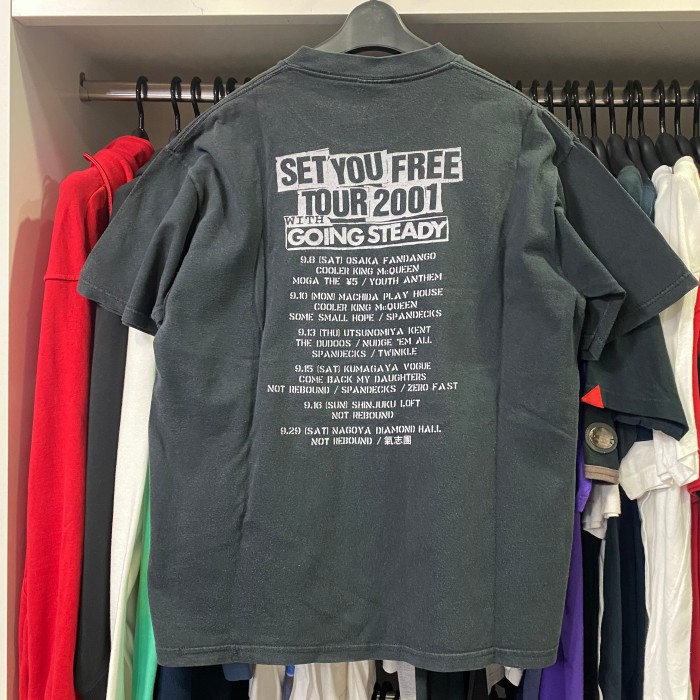 SET YOU FREE TOUR 2001 Tシャツ（ゴイステ） | Vintage.City 빈티지숍, 빈티지 코디 정보