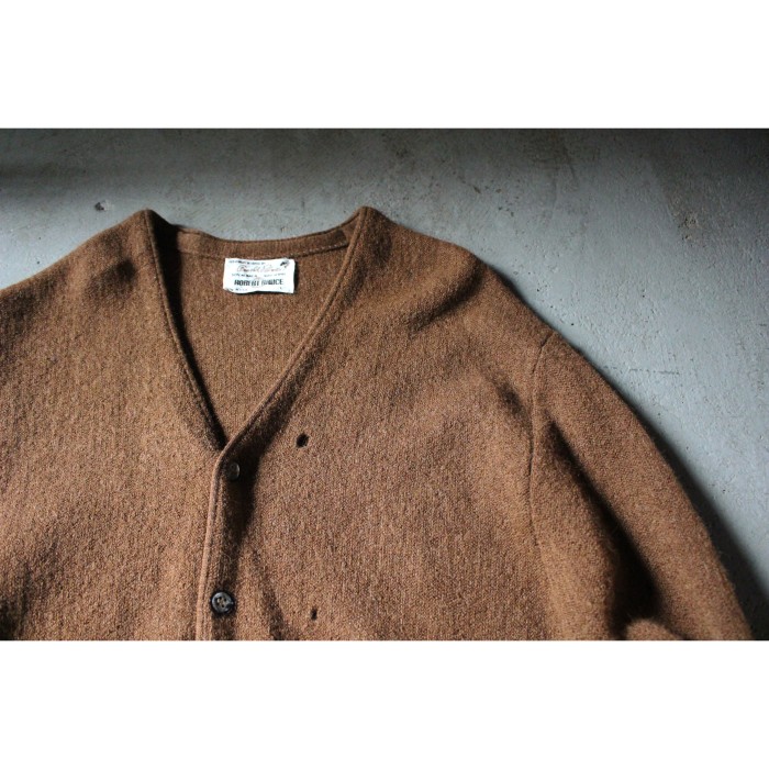 60's ROBERT BRUCE knit cardigan "alpaca" | Vintage.City 古着屋、古着コーデ情報を発信