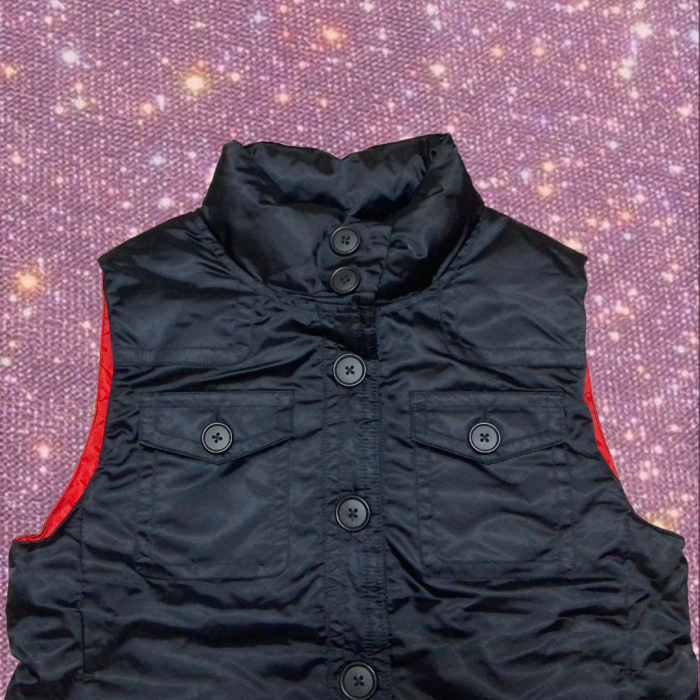 90’s 00’s  "GAP " Black Nylon Down Vest | Vintage.City 빈티지숍, 빈티지 코디 정보