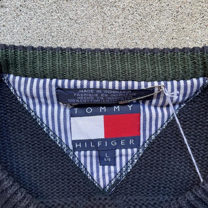 TOMMY HILFIGER cotton knit | Vintage.City 古着屋、古着コーデ情報を発信