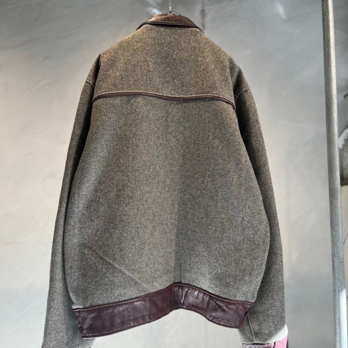 "Stive Smith" leather swiching wool awar | Vintage.City Vintage Shops, Vintage Fashion Trends