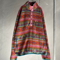 "North cape" tribal pattern snap-tee | Vintage.City 빈티지숍, 빈티지 코디 정보