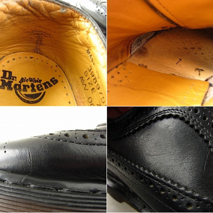 英国製 Dr.Martens ドクターマーチン ウィングチップ 黒 25.5cm | Vintage.City 古着屋、古着コーデ情報を発信