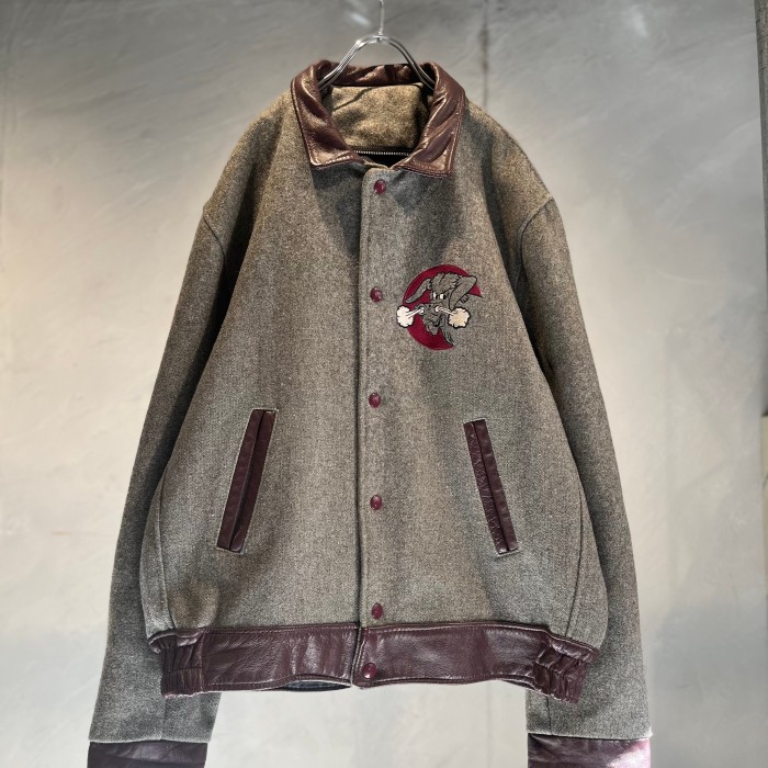 "Stive Smith" leather swiching wool awar | Vintage.City Vintage Shops, Vintage Fashion Trends