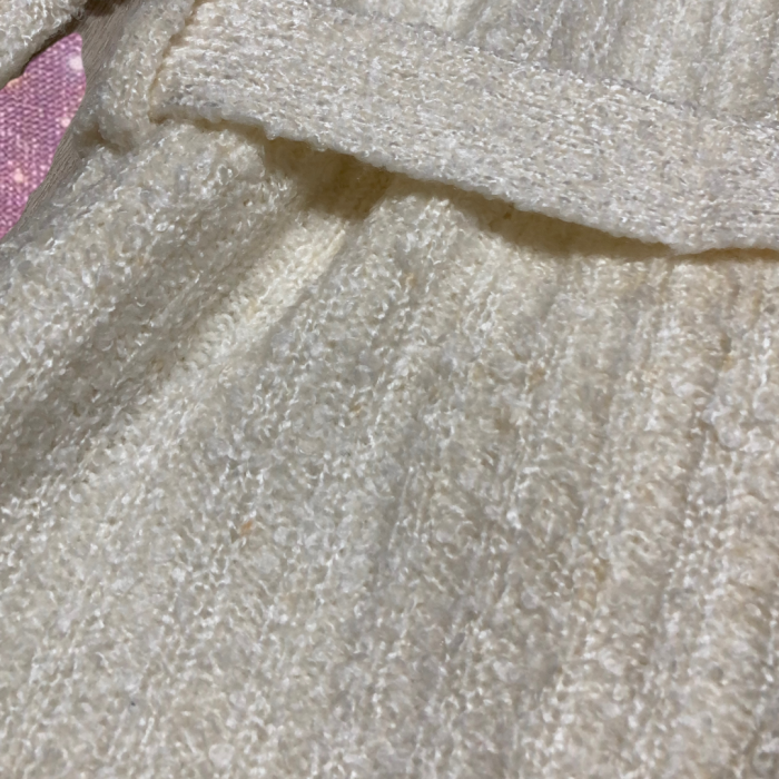 boho Fake Fur Trim Knit Cardigan Coat | Vintage.City 古着屋、古着コーデ情報を発信