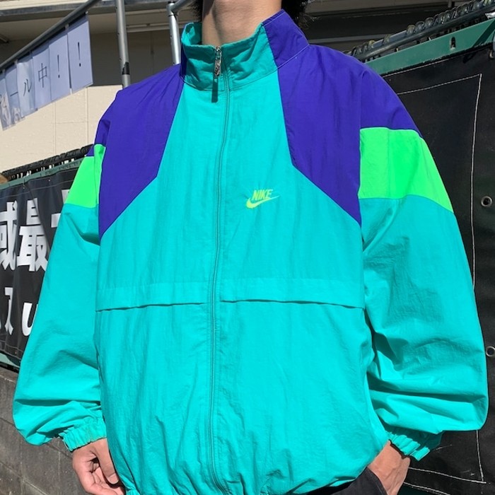 90’s OLD NIKE ナイロンナップサック　銀タグ　y2k テック系