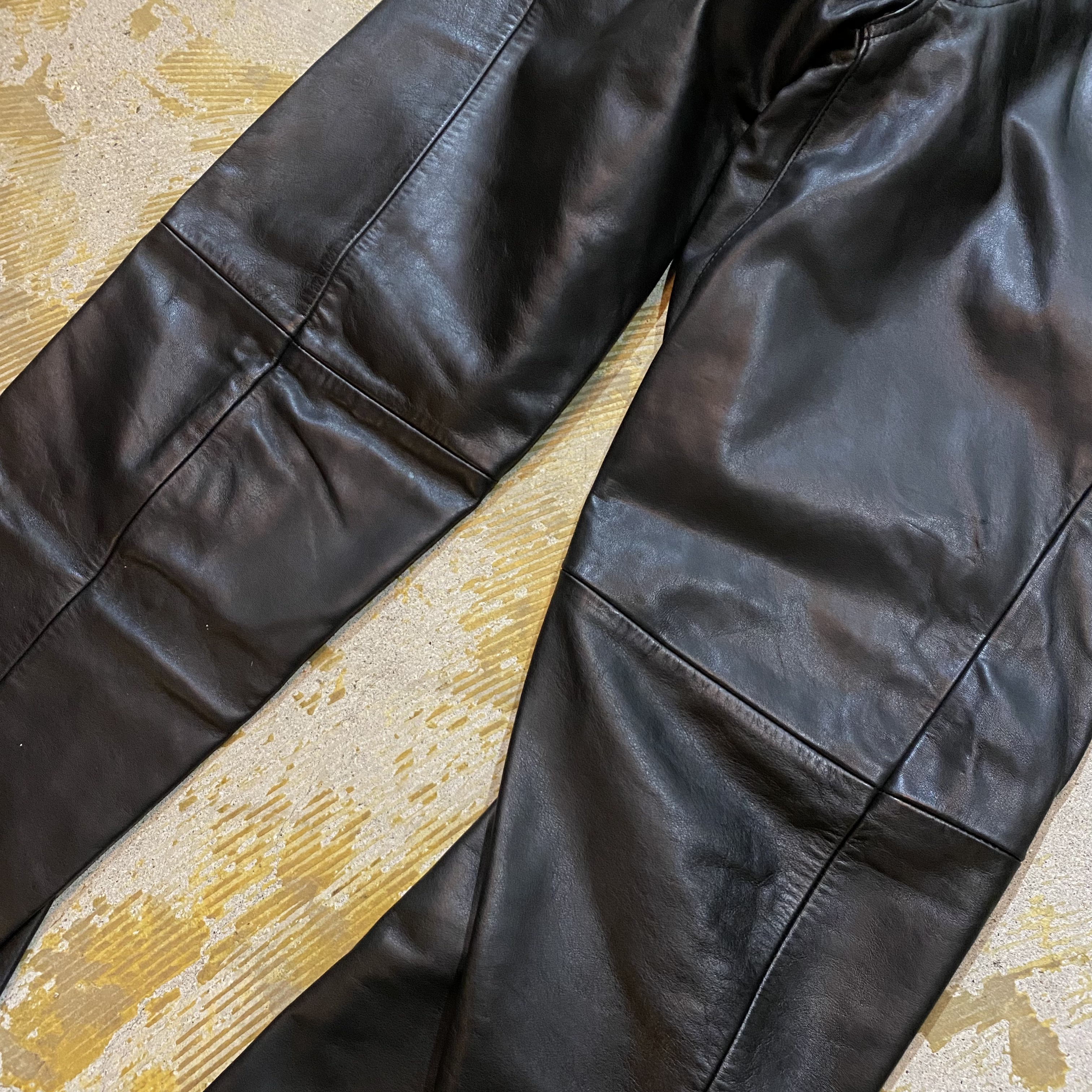 COMME CA DU MODE MEN leather pants | Vintage.City