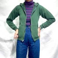 90s USA DISCUS dark green zip parker | Vintage.City ヴィンテージ 古着