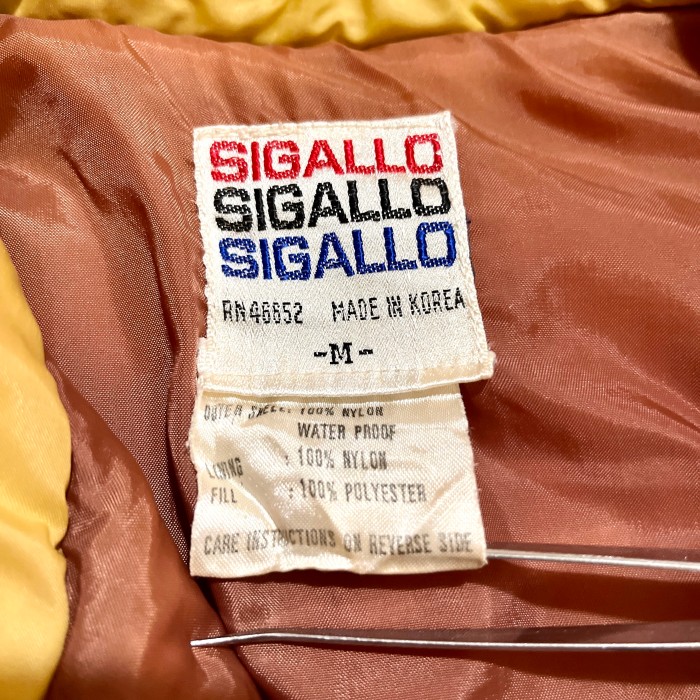 80’s SIGALO 中綿 SKI ベスト | Vintage.City 古着屋、古着コーデ情報を発信