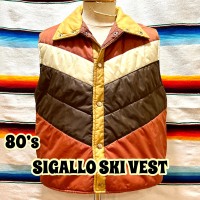 80’s SIGALO 中綿 SKI ベスト | Vintage.City ヴィンテージ 古着