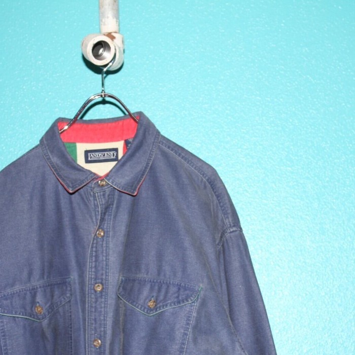 90s LANDS'END Denim Shirt USA製 | Vintage.City Vintage Shops, Vintage Fashion Trends