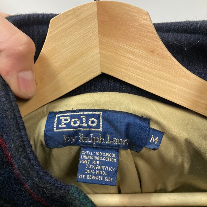 90’sPOLO by Ralph Laurenチェックウールブルゾン　M | Vintage.City 古着屋、古着コーデ情報を発信