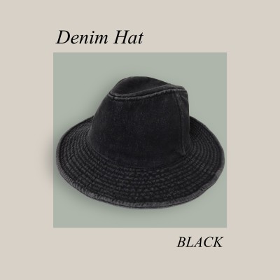 Effortless Denim Hat / BLACK | Vintage.City 빈티지숍, 빈티지 코디 정보