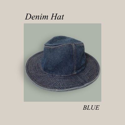 Effortless Denim Hat / INDIGO BLUE | Vintage.City Vintage Shops, Vintage Fashion Trends