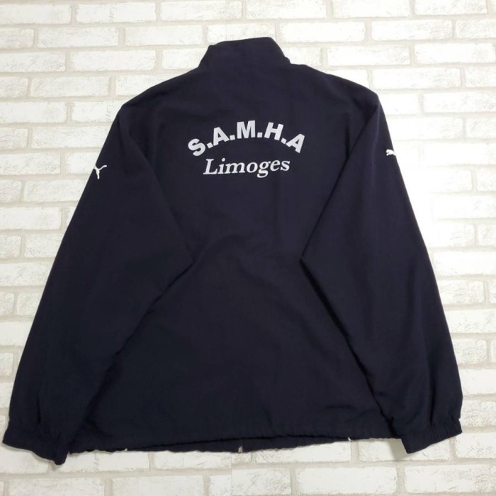 【640】PUMAナイロンジャケット　紺　ネイビー　XLサイズ　ポリ100 | Vintage.City 古着屋、古着コーデ情報を発信
