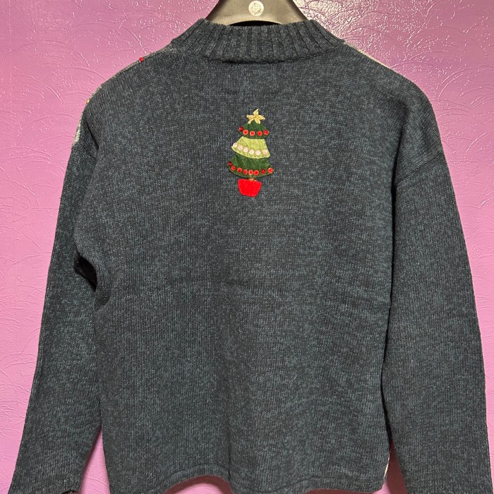 60)ティアラクリスマスジップセーター | Vintage.City 古着屋、古着コーデ情報を発信