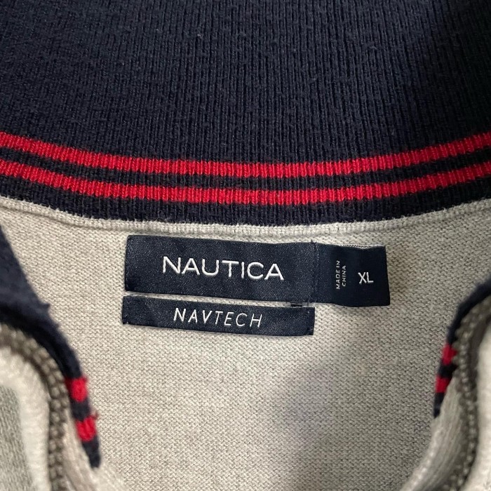 古着　nautica ハーフジップニット　ワンポイント刺繍 | Vintage.City 古着屋、古着コーデ情報を発信