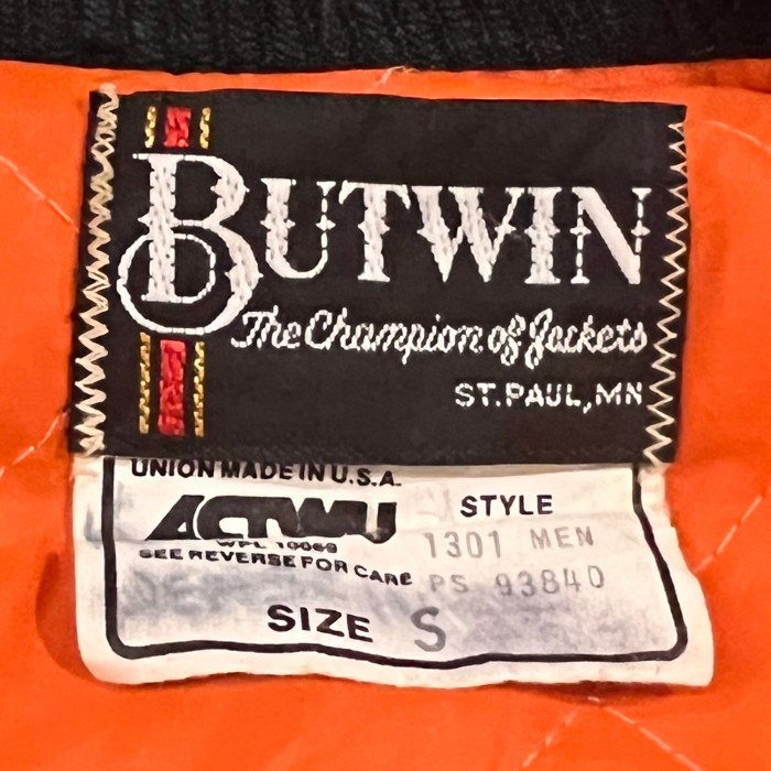 80〜90s USA製　BUTWIN ナイロンスタジャン　S | Vintage.City 빈티지숍, 빈티지 코디 정보