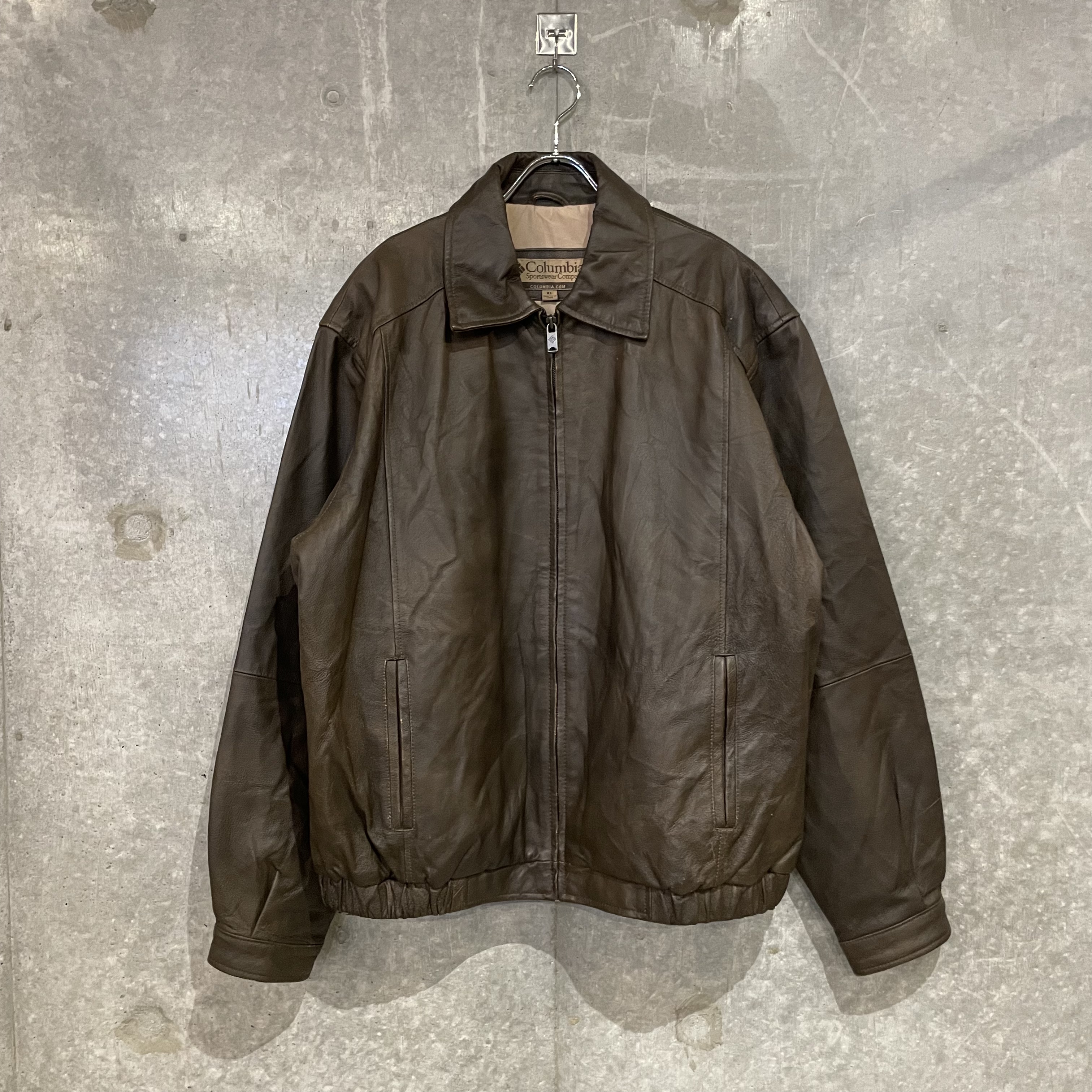 Columbia leather jacket コロンビア レザージャケット | Vintage.City
