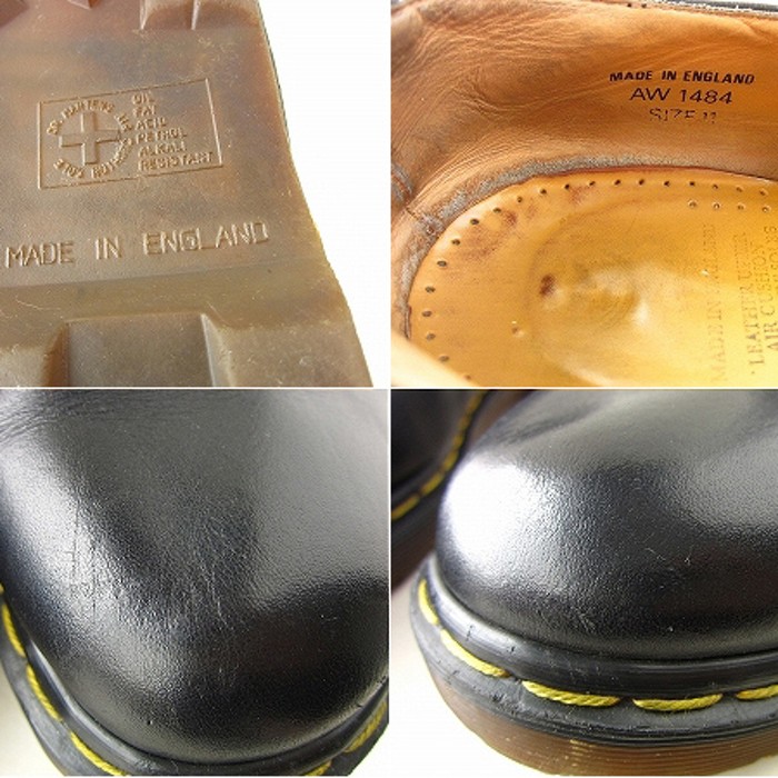 英国製 ドクターマーチン 3ホール 黒 UK11 29.5cm プレーントゥ | Vintage.City 古着屋、古着コーデ情報を発信
