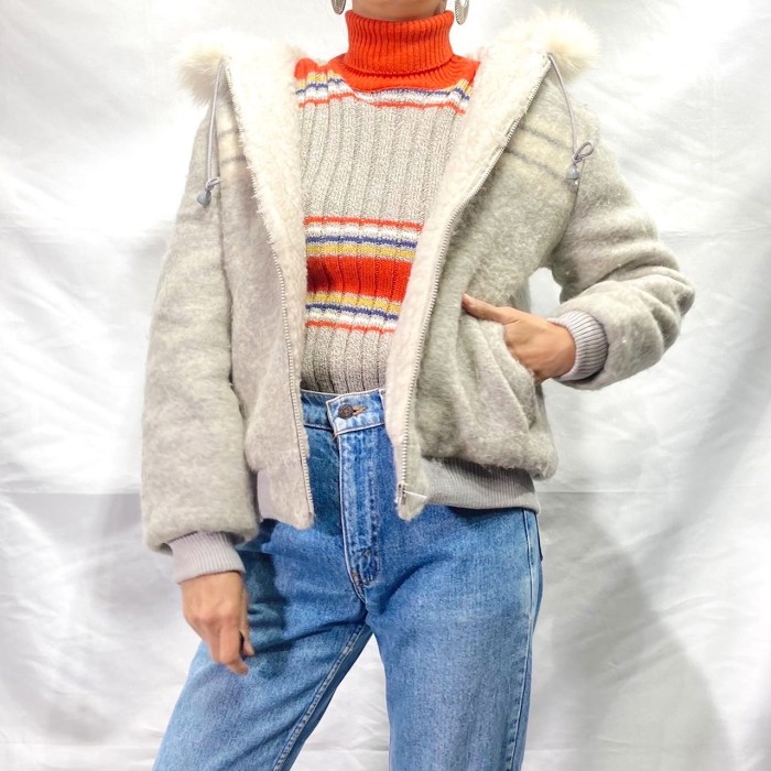 Made in Canada wool hooded JKT | Vintage.City Vintage Shops, Vintage Fashion Trends