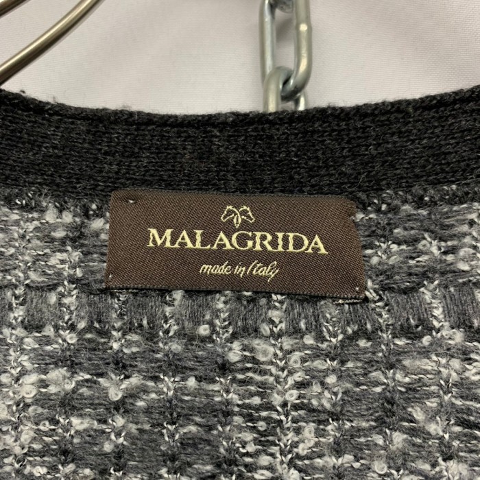 “MALAGRIDA” Crazy Pattern Knit Cardigan | Vintage.City 古着屋、古着コーデ情報を発信