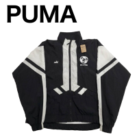 【644】PUMA（プーマ）　ナイロンジャケット　黒　白　Sサイズ | Vintage.City ヴィンテージ 古着