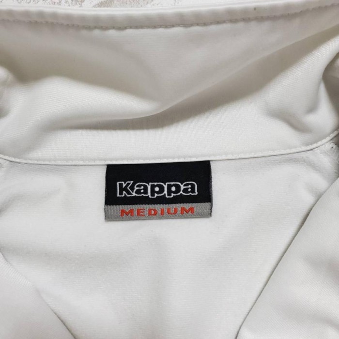 【650】Kappa トラックジャケット Mサイズ 白・ホワイト | Vintage.City 古着屋、古着コーデ情報を発信