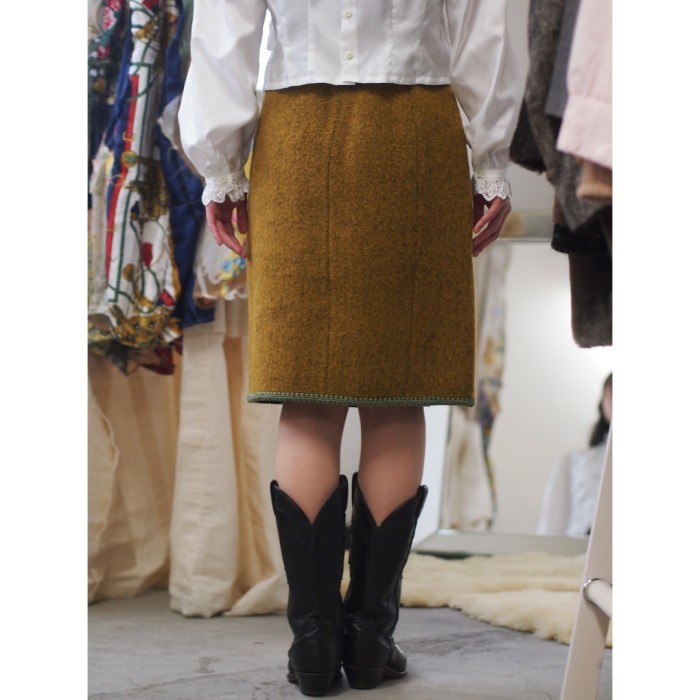 フロントジップスカート 膝丈 M | Vintage.City 古着屋、古着コーデ情報を発信