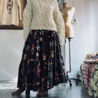 80’s~ Native printed skirt | Vintage.City ヴィンテージ 古着